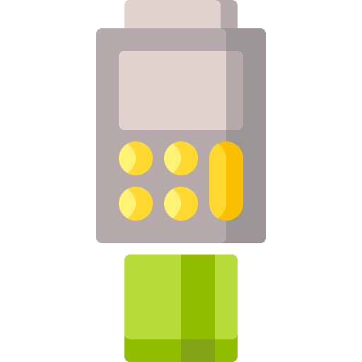 Pos terminal credit card pay debit card icon Pos terminal credit card pay debit card icon