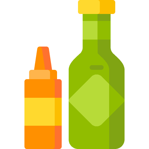 Sauce food and restaurant condiment spicy icon Sauce food and restaurant condiment spicy icon