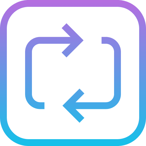 Repeat repeat two arrows interface icon Repeat repeat two arrows interface icon