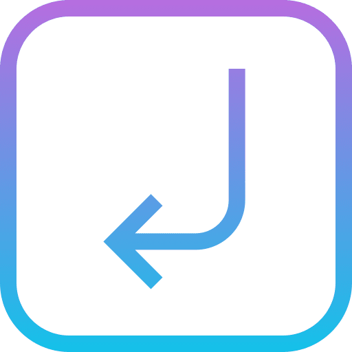 Down left direction back down left icon Down left direction back down left icon