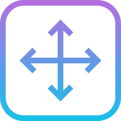 Movement down button arrows icon Movement down button arrows icon