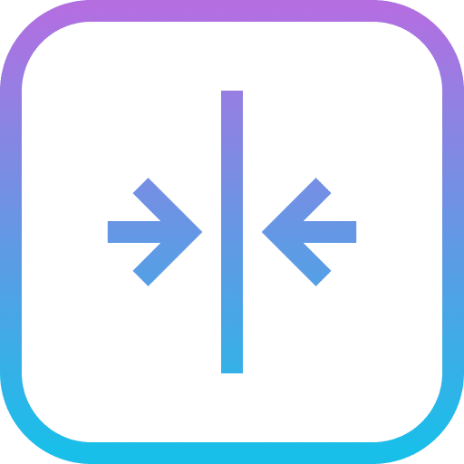 Shrink screen settings shrink indicator icon Shrink screen settings shrink indicator icon