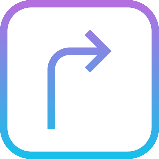 Turn right right arrow skip direction icon Turn right right arrow skip direction icon