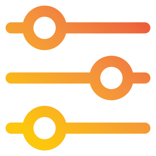 Adjust ui settings levels icon