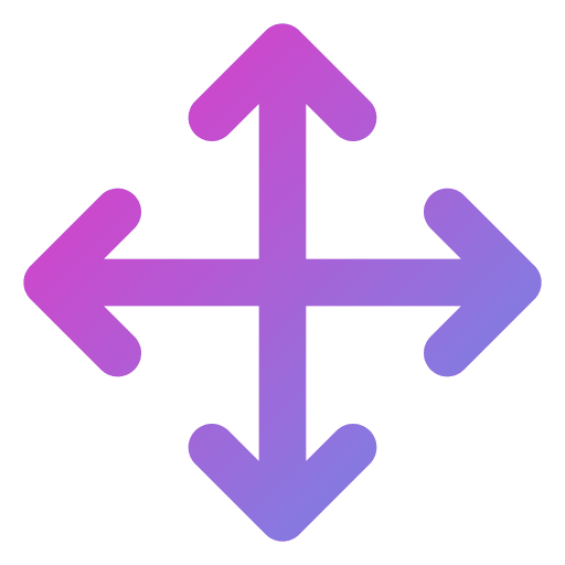 Move arrows movement ui icon Move arrows movement ui icon