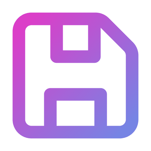 Save floppy disk ui user interface icon