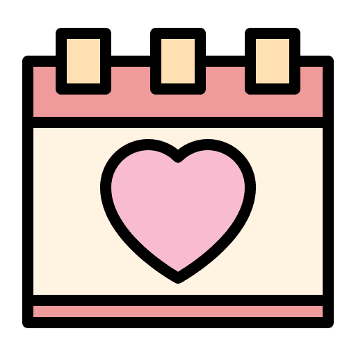 Calendar calendar wedding day marriage icon
