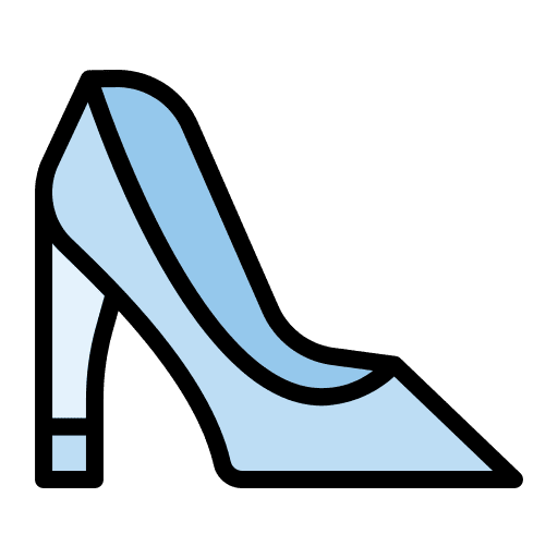High heels fashion elegant wedding icon High heels fashion elegant wedding icon
