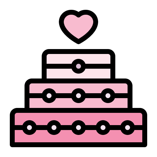 Wedding cake cake dessert romantic icon Wedding cake cake dessert romantic icon