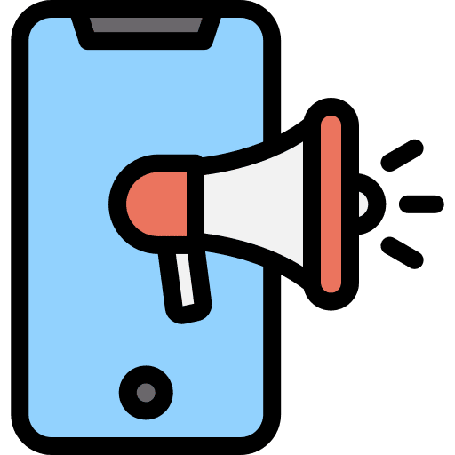 Online marketing mobile phone monitor marketing icon Online marketing mobile phone monitor marketing icon