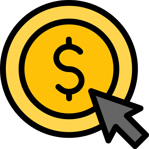 Ppc coin payment money icon