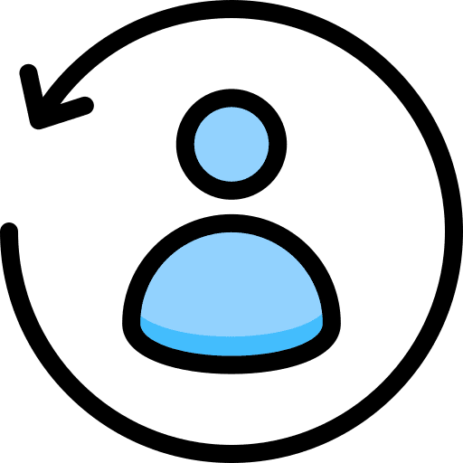 Returning visitor marketing reload profile icon Returning visitor marketing reload profile icon