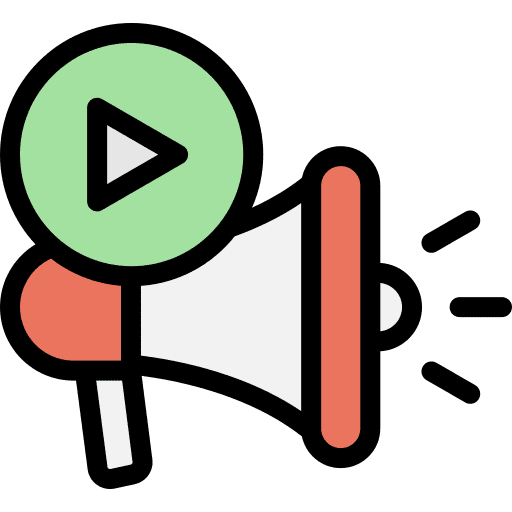 Video marketing marketing commercial video advertising icon