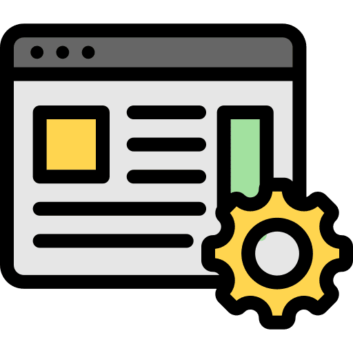 Content management communications ui marketing icon Content management communications ui marketing icon