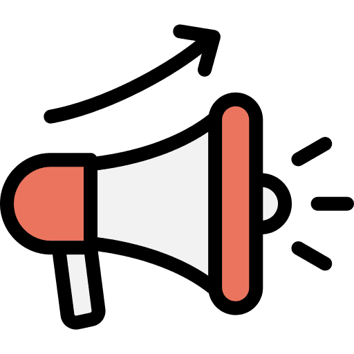 Marketing bullhorn advertising promotion icon Marketing bullhorn advertising promotion icon