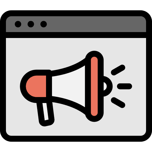 Online marketing advertisement online marketing marketing icon Online marketing advertisement online marketing marketing icon