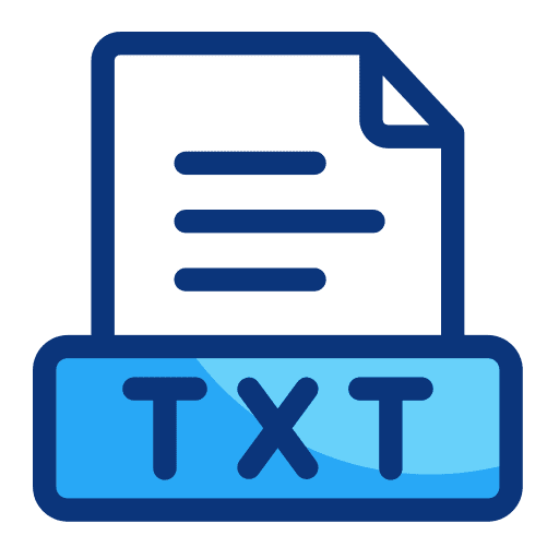 Txt file format txt file extension icon