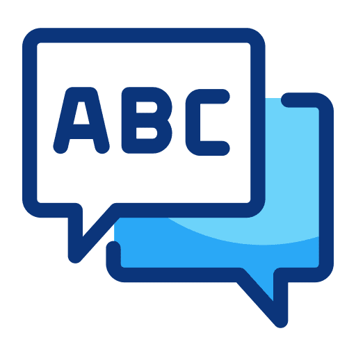 Alphabet speech bubble dialogue communications icon Alphabet speech bubble dialogue communications icon