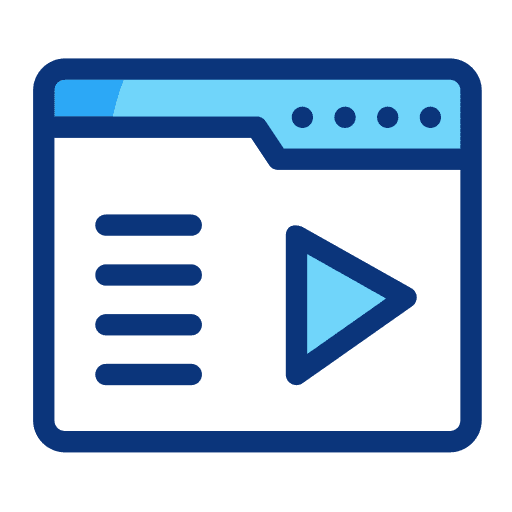 Browser media video music and multimedia icon Browser media video music and multimedia icon