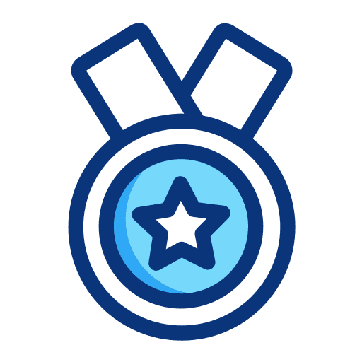 Medal good certification award icon Medal good certification award icon