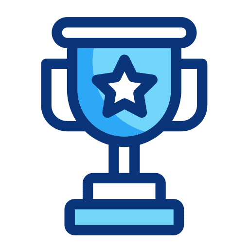Trophy goal marketing champion icon Trophy goal marketing champion icon
