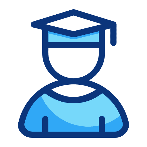Graduation student man school icon Graduation student man school icon