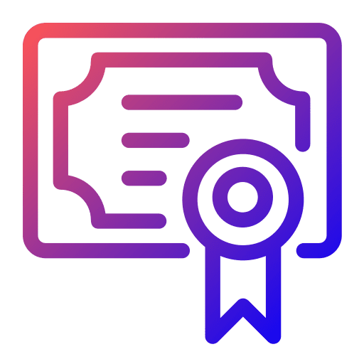 Certificate certification diploma winner icon Certificate certification diploma winner icon