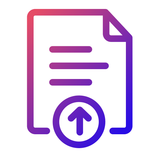 File upload study education student icon
