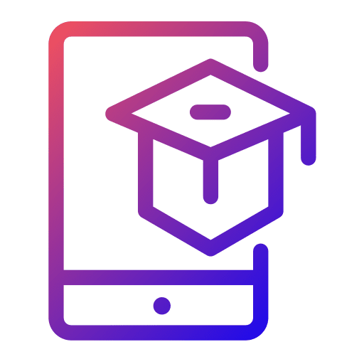 Online learning learning online education app mobile app icon Online learning learning online education app mobile app icon