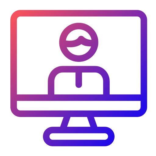 Online learning webinars webinar user icon