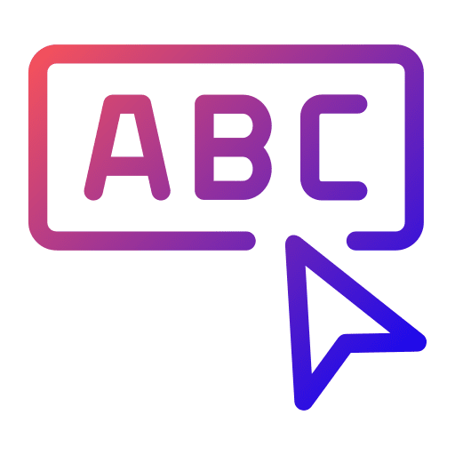 Alphabet learning child letter icon Alphabet learning child letter icon