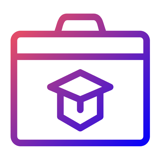 Suitcase online education classroom online learning icon Suitcase online education classroom online learning icon