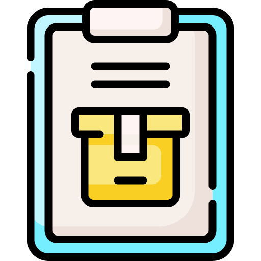 Order document ecommerce clipboard icon Order document ecommerce clipboard icon