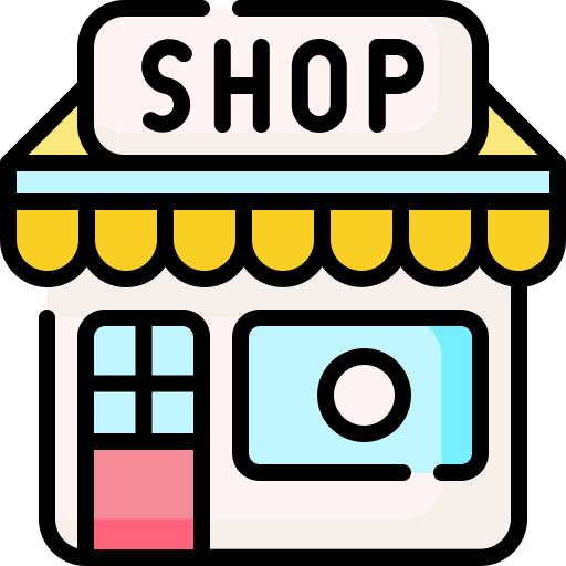 Shop communications online store mobile store icon