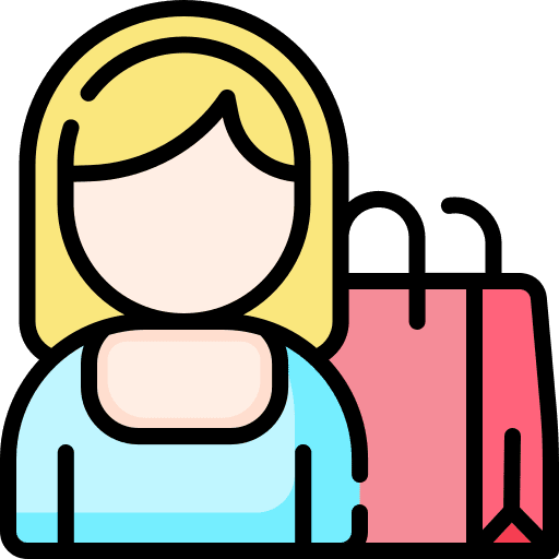 Customer purchase communications customer icon Customer purchase communications customer icon