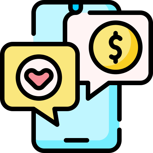 Chat online payment smartphone electronics icon Chat online payment smartphone electronics icon