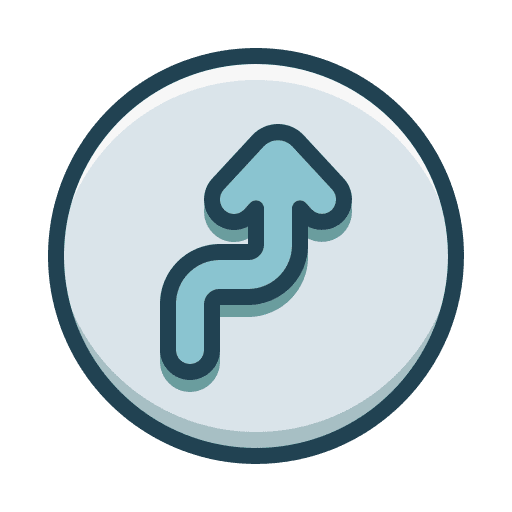 Curve arrow curve arrow road sign zigzag arrow icon Curve arrow curve arrow road sign zigzag arrow icon