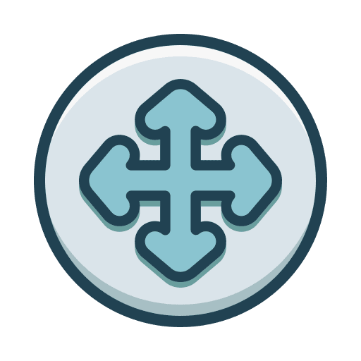 Movement sign direction move icon Movement sign direction move icon