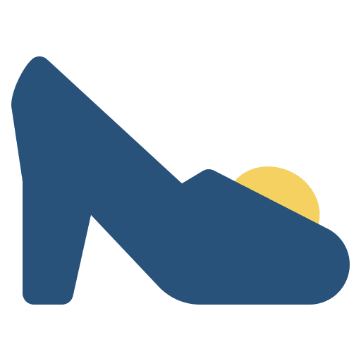 High heel clothing outfit footwear icon
