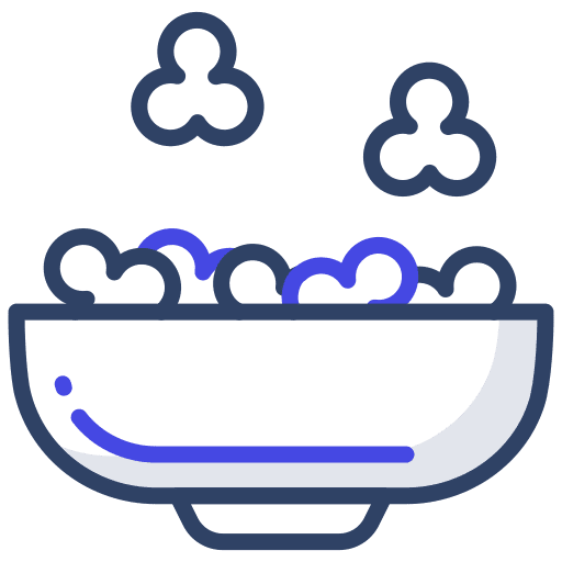 Bowl pop corn bowl cinema icon