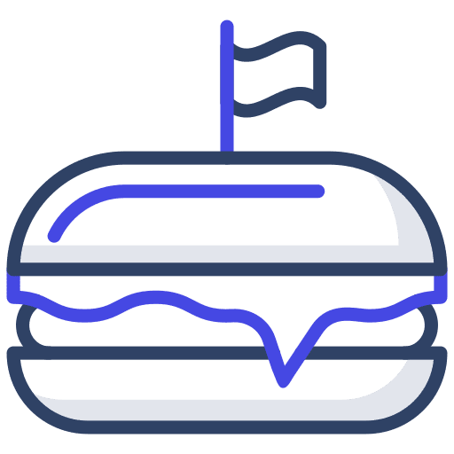 Burger food burger hamburger icon