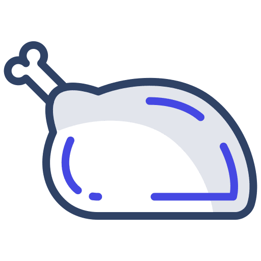 Turkey leg roast chicken chicken turkey leg icon