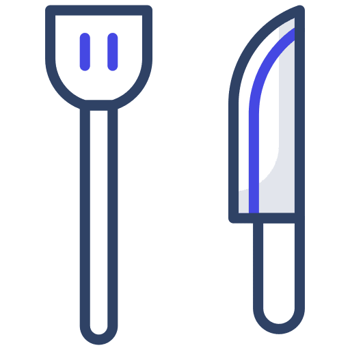 Cutlery food and restaurant spatula tools icon Cutlery food and restaurant spatula tools icon