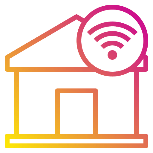House wifi connection wireless icon