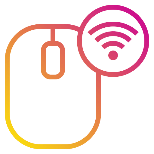 Mouse wifi connectivity electronics icon Mouse wifi connectivity electronics icon