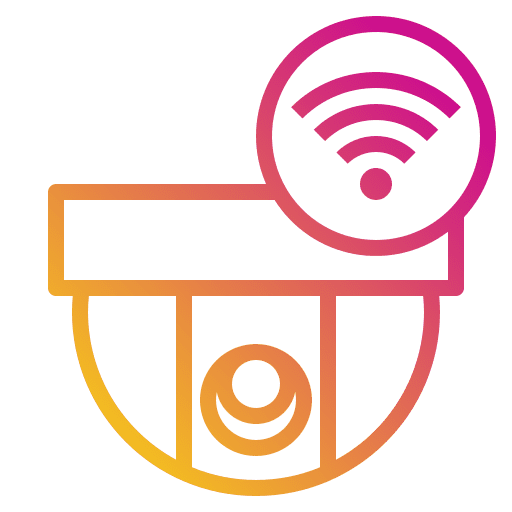 Security camera wifi security wireless icon Security camera wifi security wireless icon