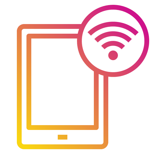 Smartphone electronics internet of things wifi icon Smartphone electronics internet of things wifi icon