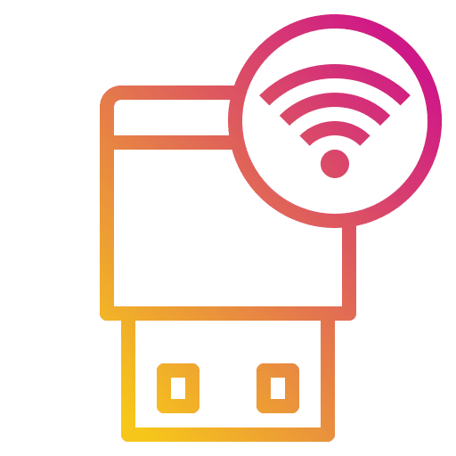 Usb flash drive connection wifi connectivity icon Usb flash drive connection wifi connectivity icon