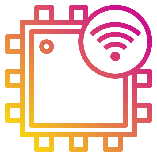 Chip chip processor connection icon Chip chip processor connection icon