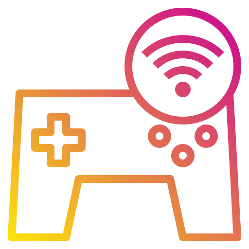 Game controller wifi internet of things game controller icon Game controller wifi internet of things game controller icon